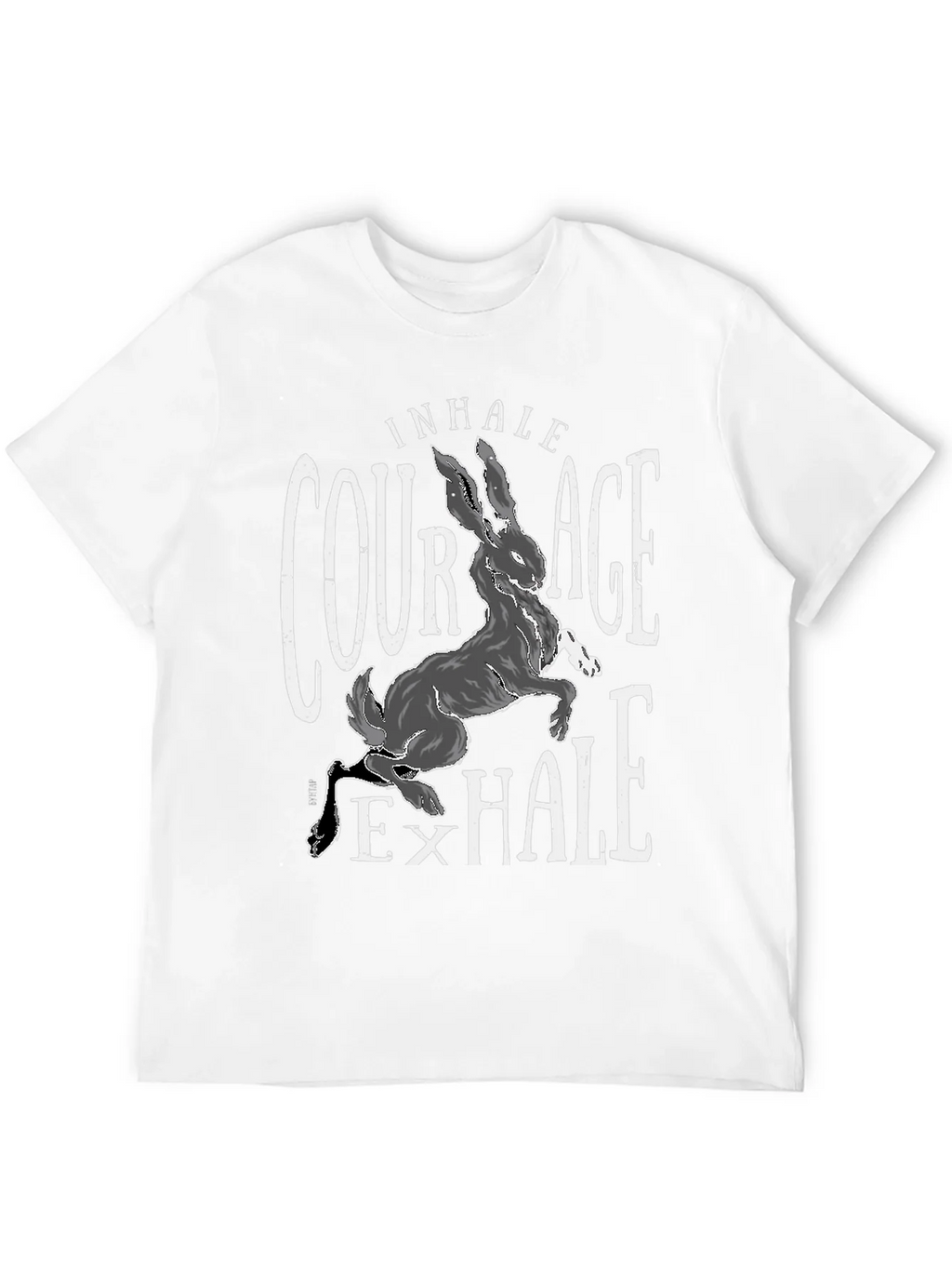 Courage Hare T-Shirt - Inhale Exhale product image 11