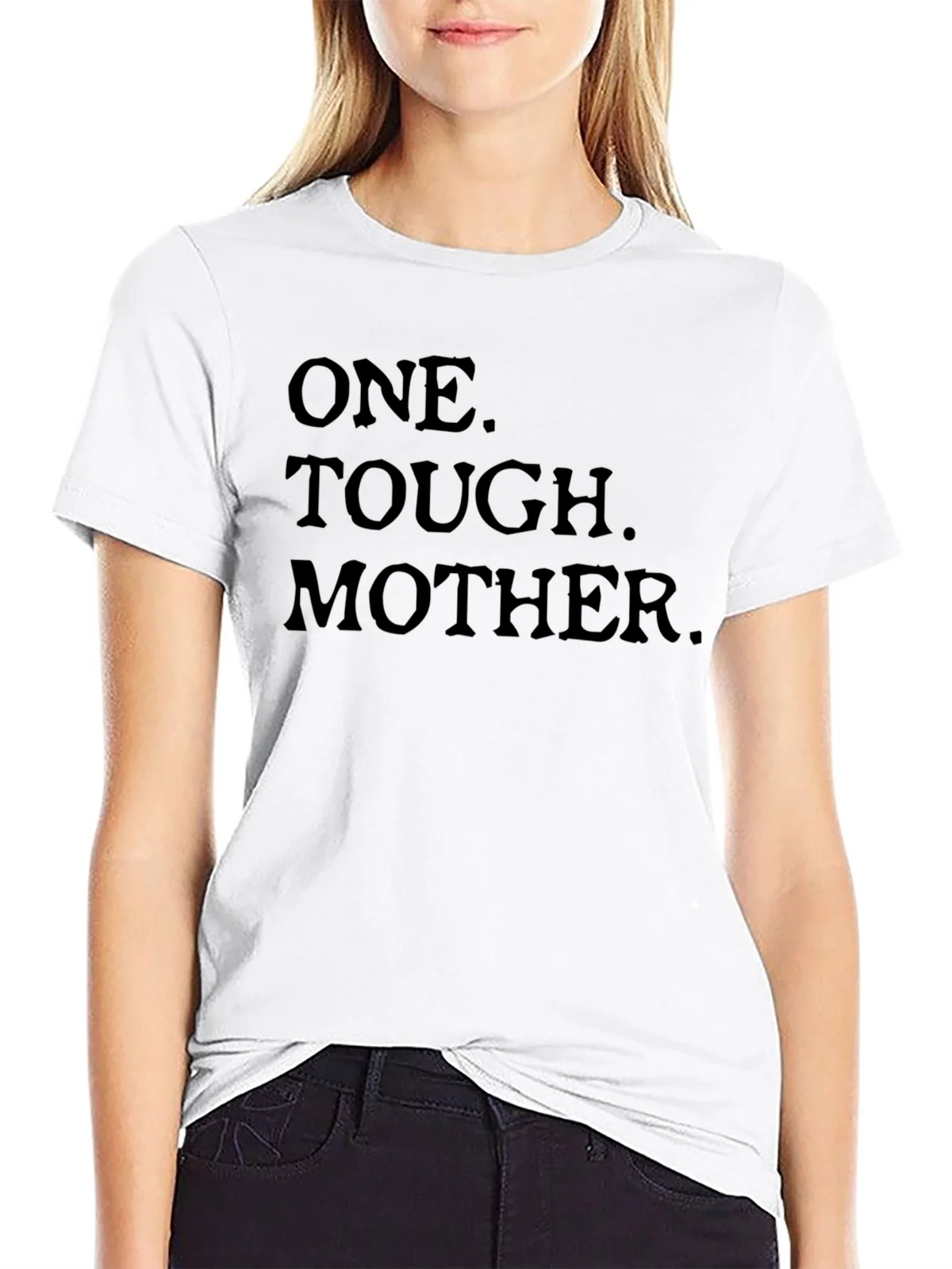 One Tough Mother Black Graphic Tee product image 11