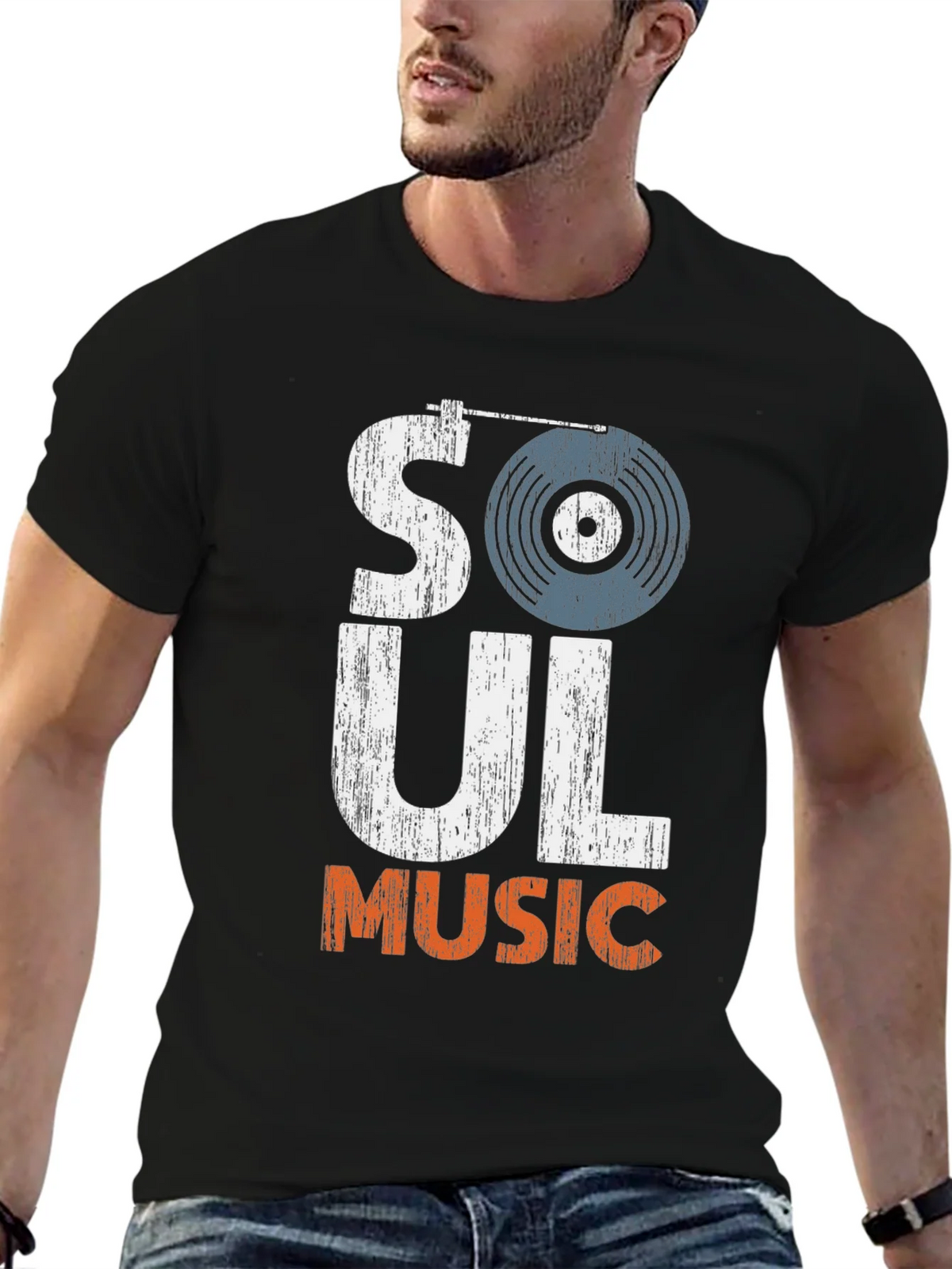 Soul Music Graphic Tee - Black T-Shirt product image 6