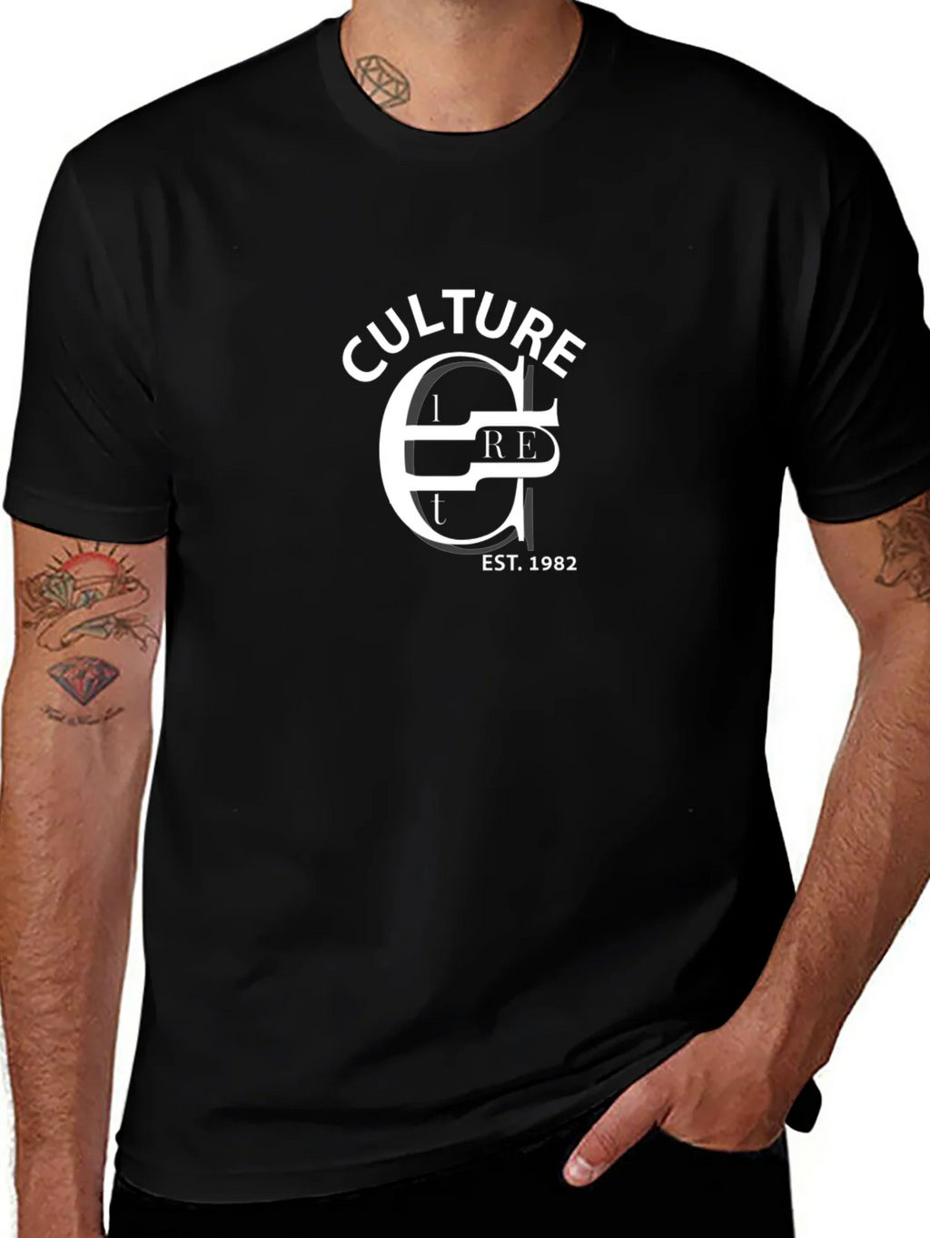 Culture Est. 1982 Black T-Shirt product image 1