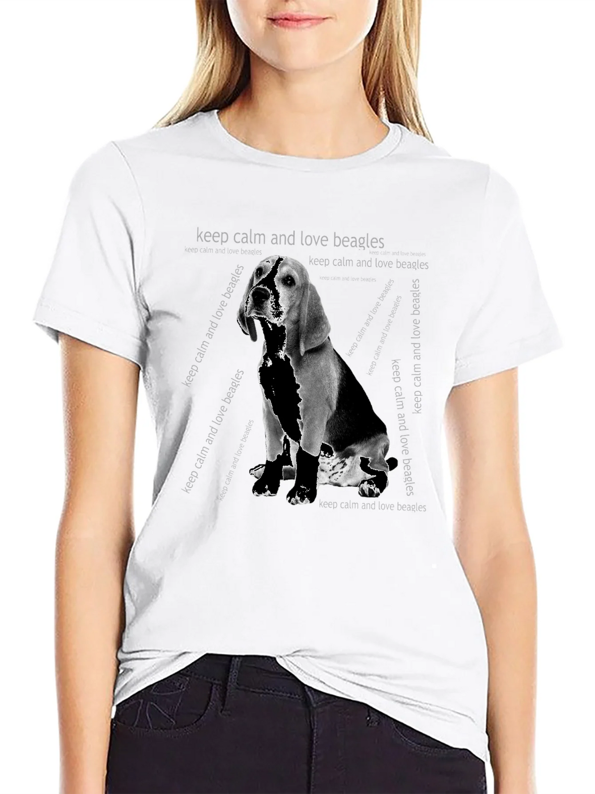Beagle Dog Graphic Print T-Shirt product image 8