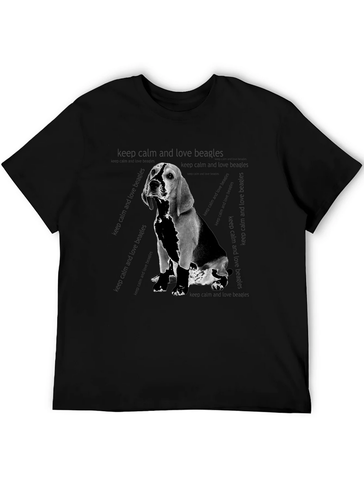 Beagle Dog Graphic Print T-Shirt product image 5
