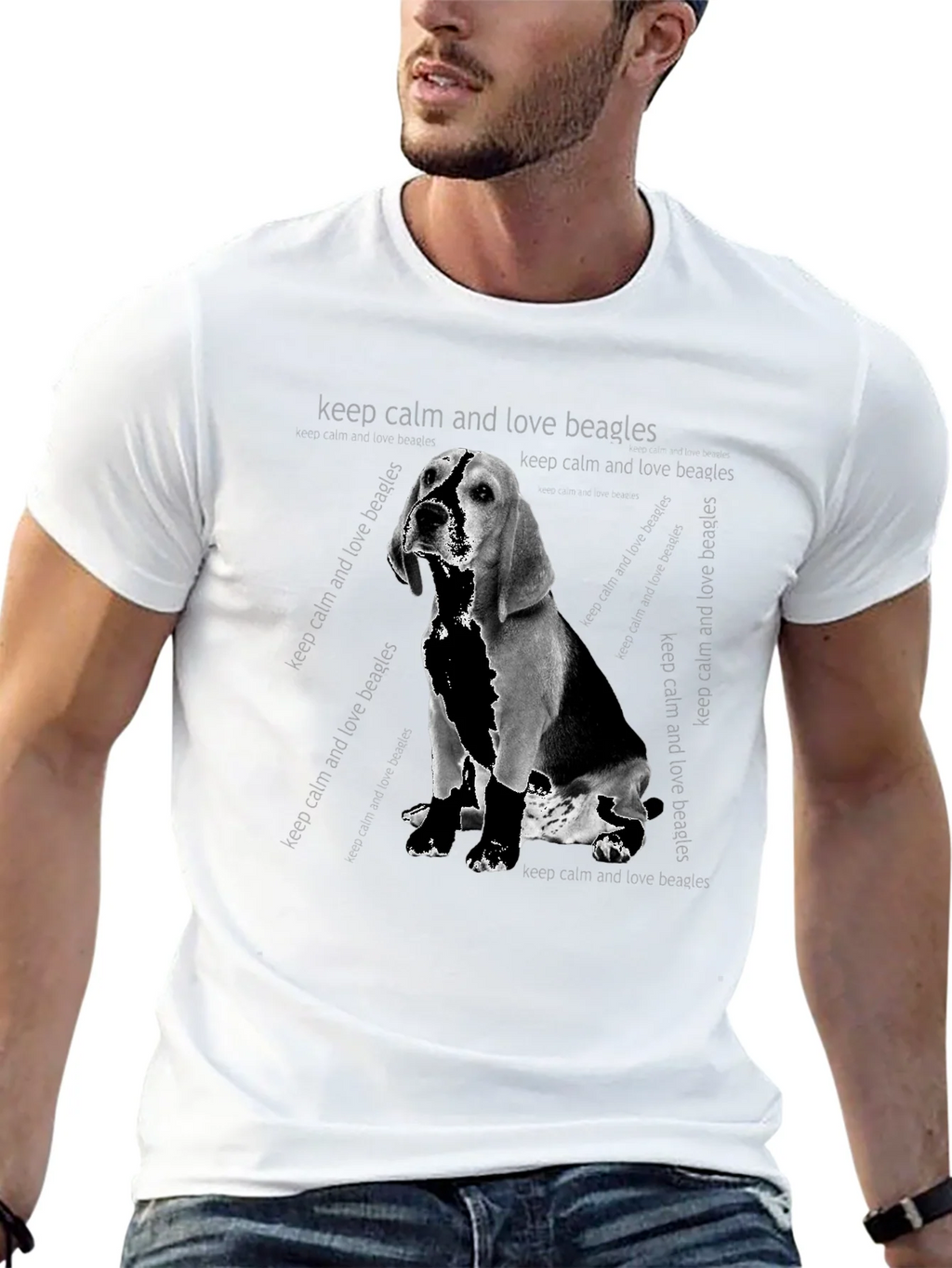 Beagle Dog Graphic Print T-Shirt product image 12