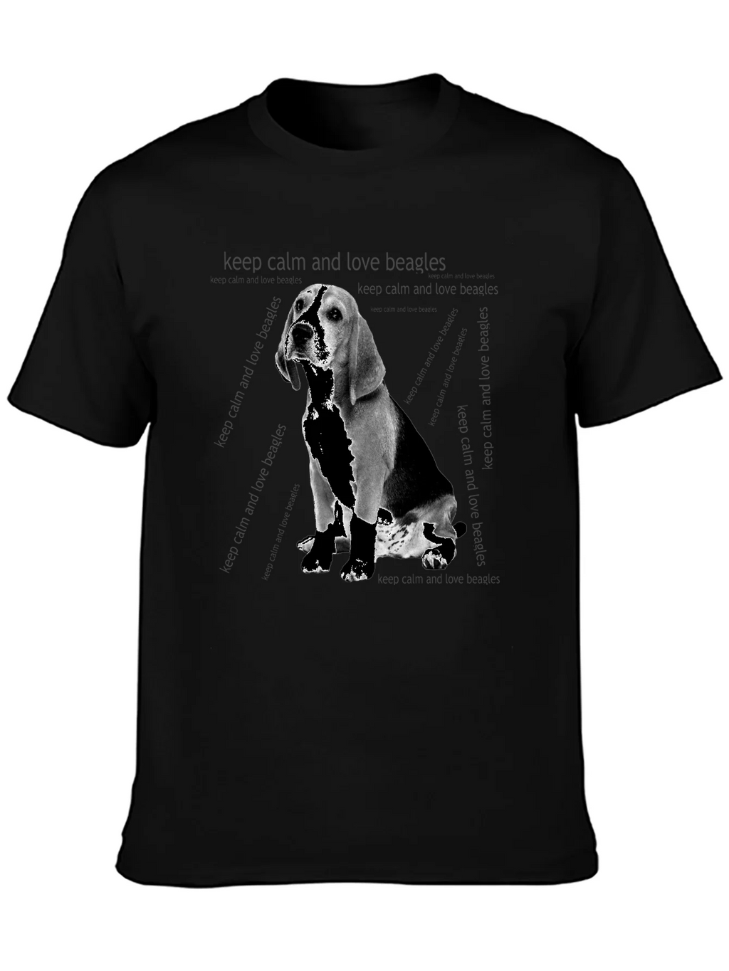 Beagle Dog Graphic Print T-Shirt product image 3
