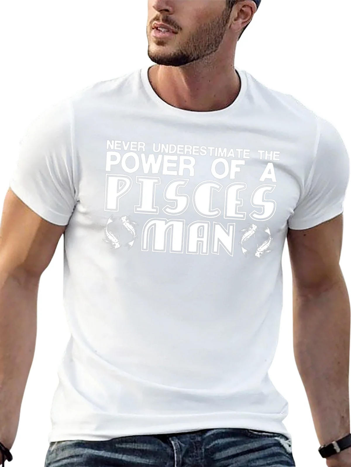 Pisces Man Graphic T-Shirt - Zodiac Sign Tee product image 12