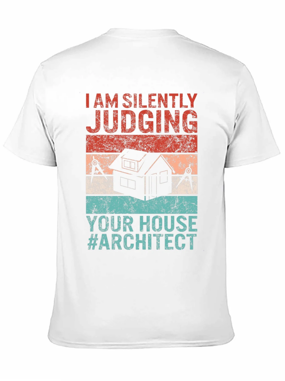 Architect Humor Graphic Tee - I Am Silently Judging product image 2