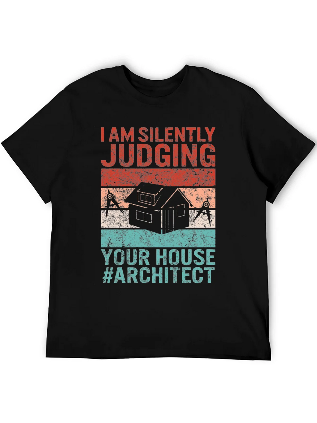 Architect Humor Graphic Tee - I Am Silently Judging product image 8