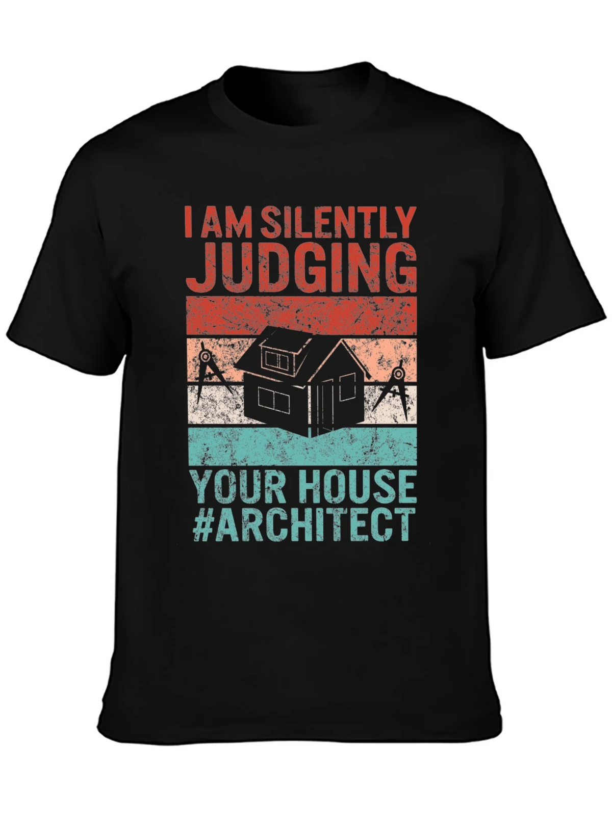 Architect Humor Graphic Tee - I Am Silently Judging product image 6