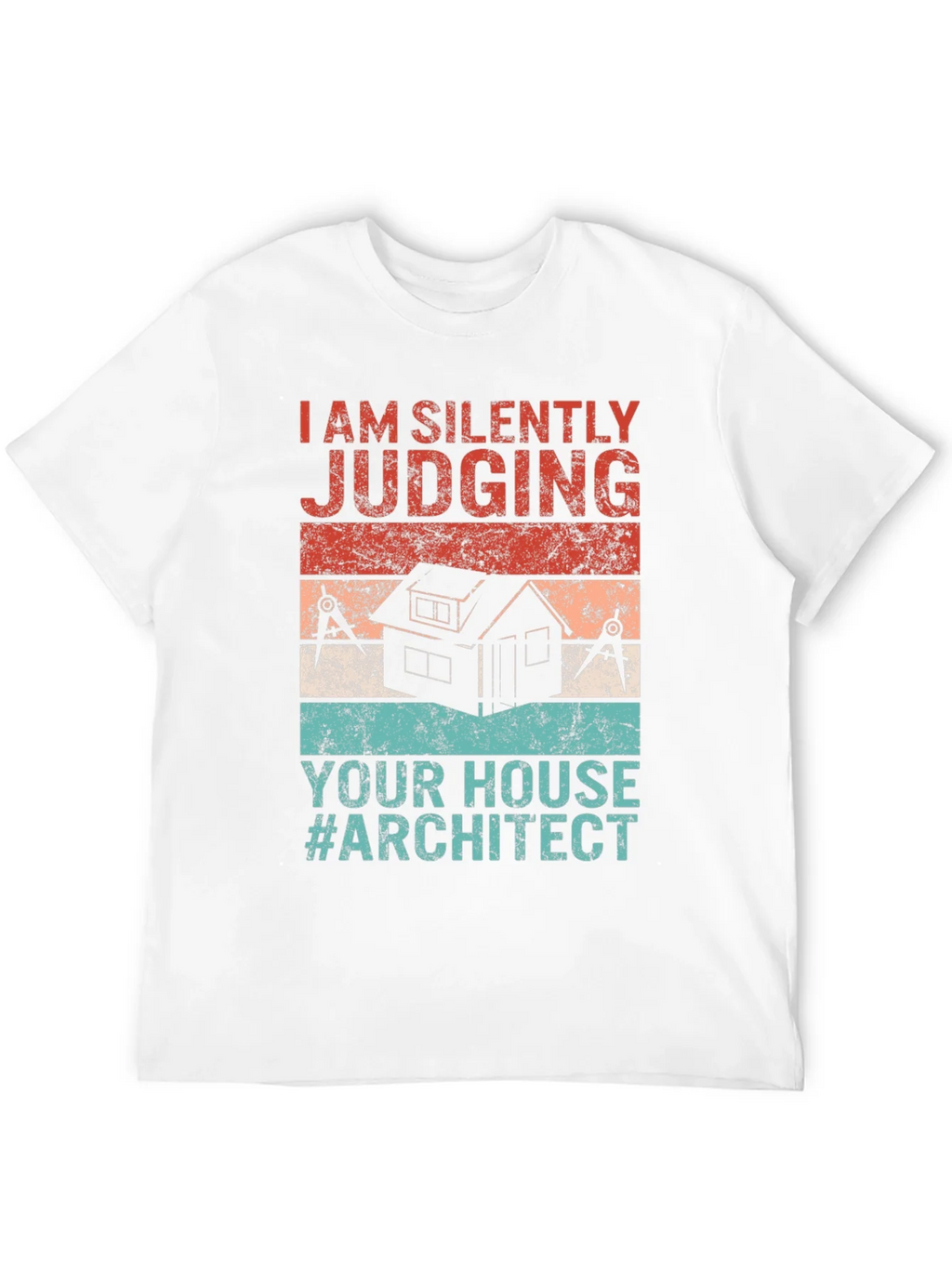 Architect Humor Graphic Tee - I Am Silently Judging product image 3