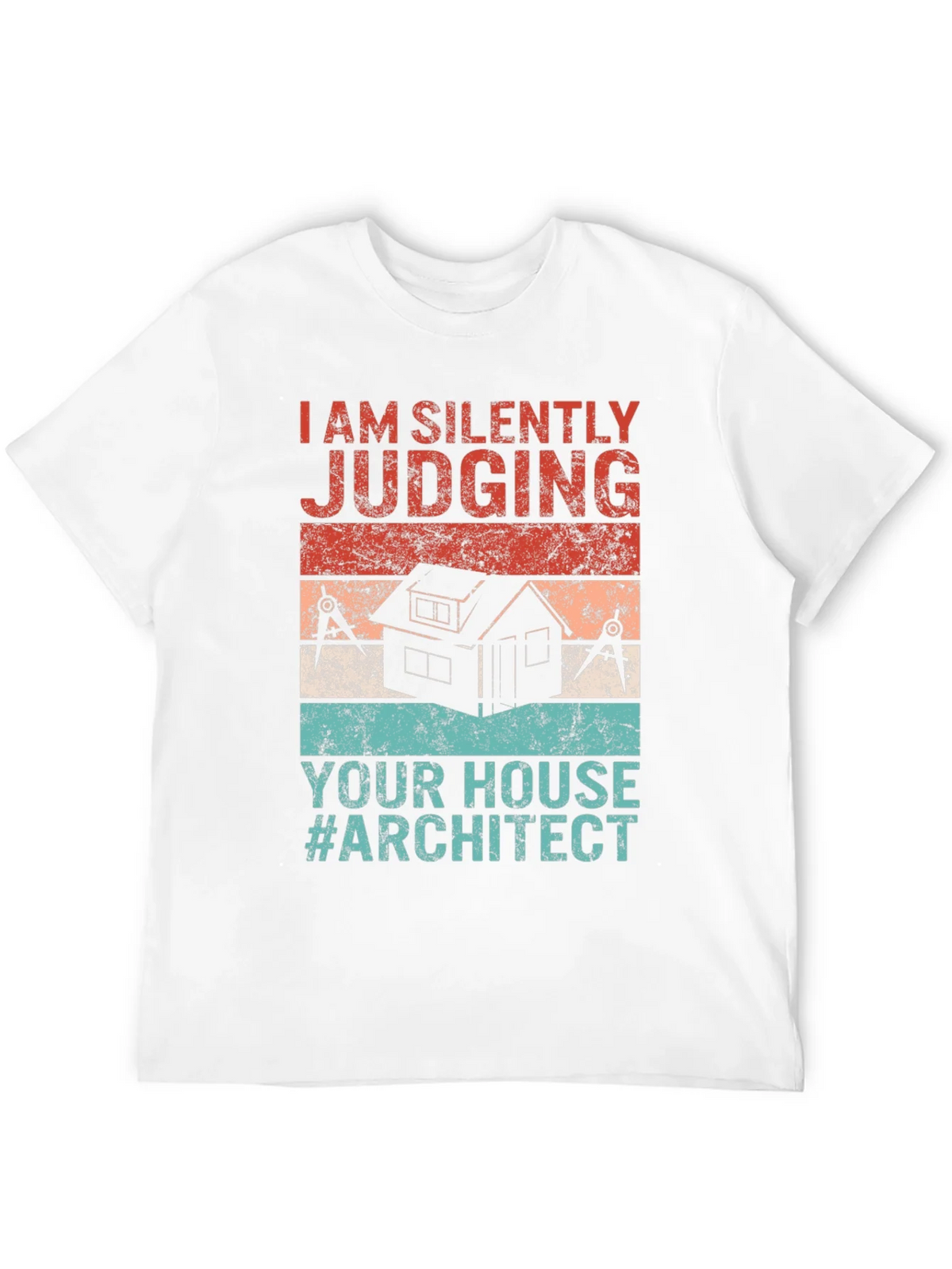 Architect Humor Graphic Tee - I Am Silently Judging product image 3