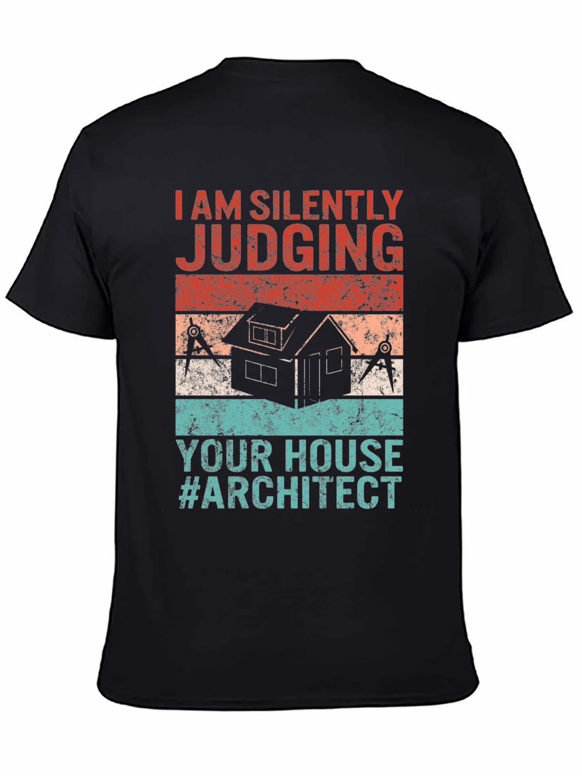 Architect Humor Graphic Tee - I Am Silently Judging product image 7