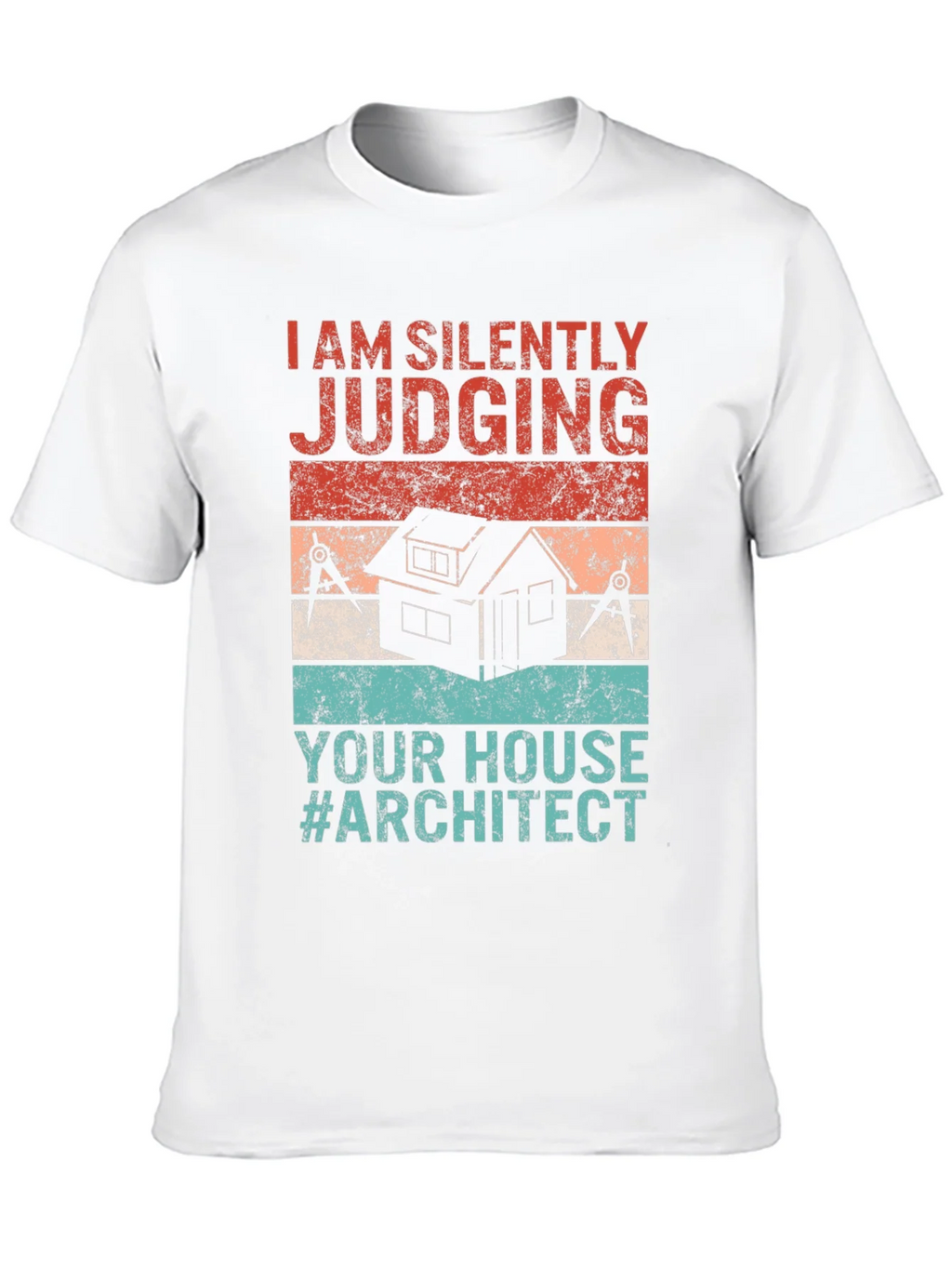 Architect Humor Graphic Tee - I Am Silently Judging product image 12