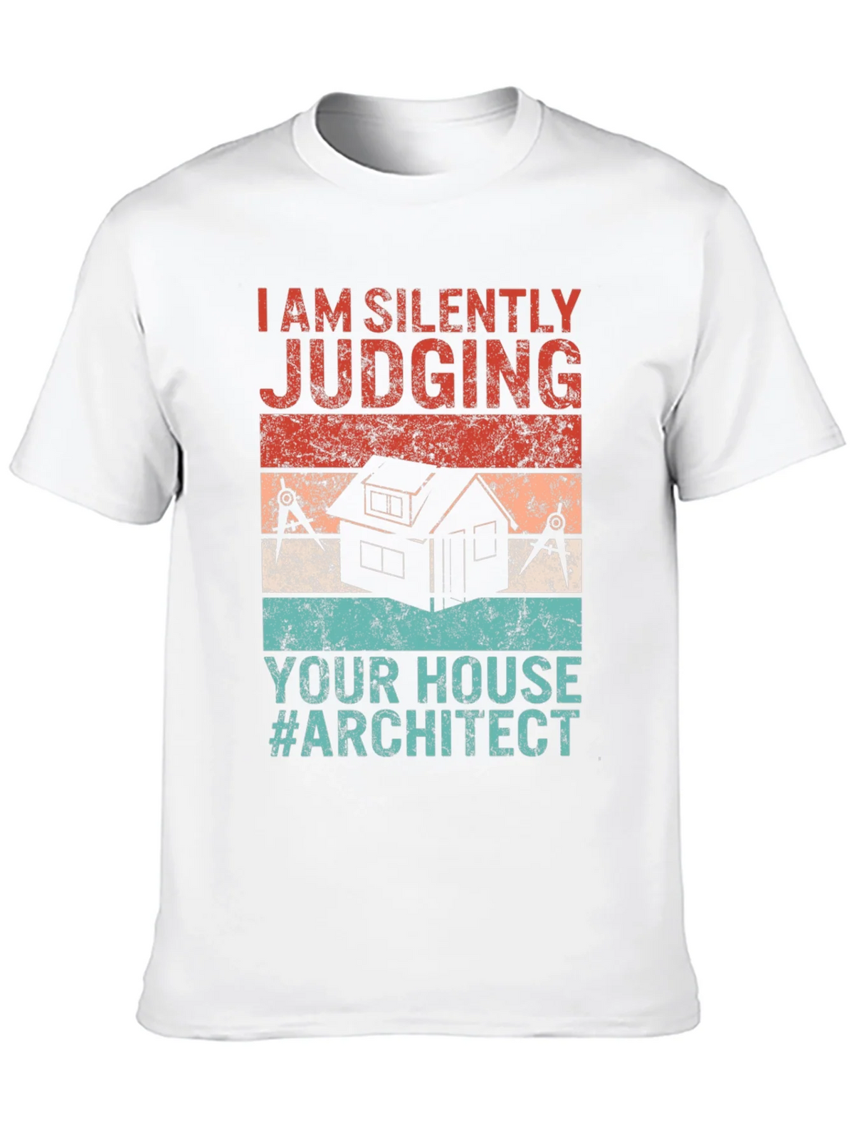 Architect Humor Graphic Tee - I Am Silently Judging product image 12