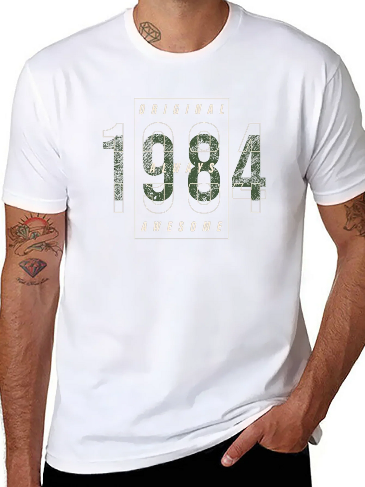 Original 1984 Always Awesome Black T-Shirt product image 7
