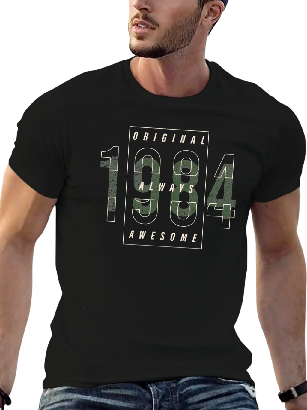 Original 1984 Always Awesome Black T-Shirt product image 6