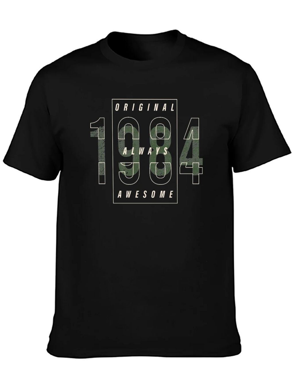 Original 1984 Always Awesome Black T-Shirt product image 3