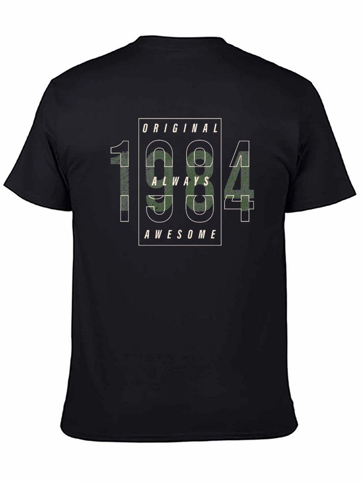 Original 1984 Always Awesome Black T-Shirt product image 4