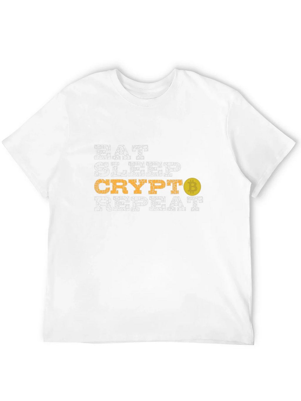 Eat Sleep Crypto Repeat Bitcoin Graphic Tee product image 11
