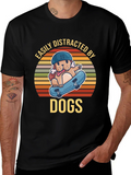 Easily Distracted By Dogs Graphic Tee product image 1
