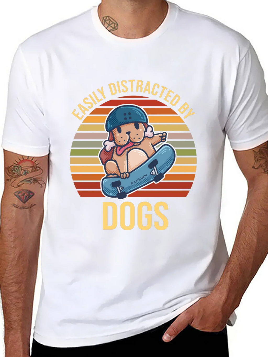 Easily Distracted By Dogs Graphic Tee product image 7