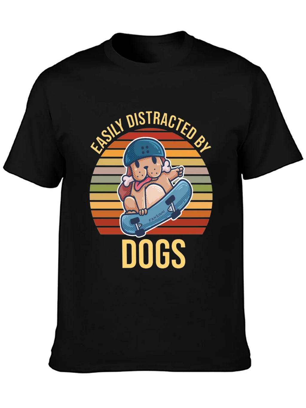 Easily Distracted By Dogs Graphic Tee product image 3