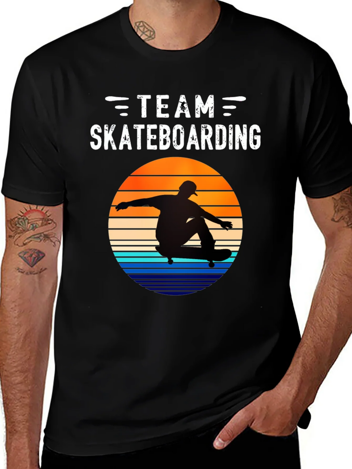 Team Skateboarding Graphic Tee product image 1
