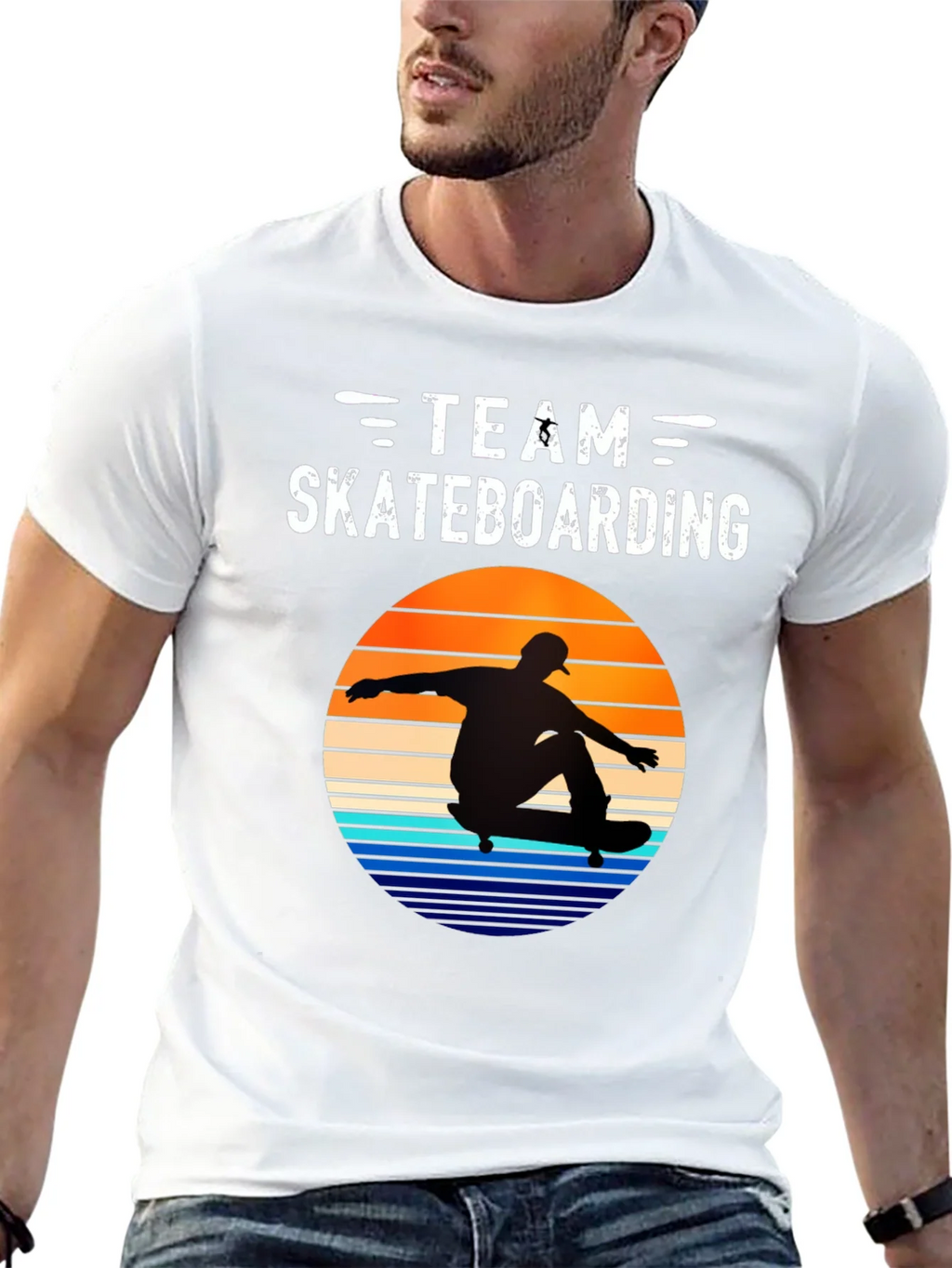 Team Skateboarding Graphic Tee product image 4