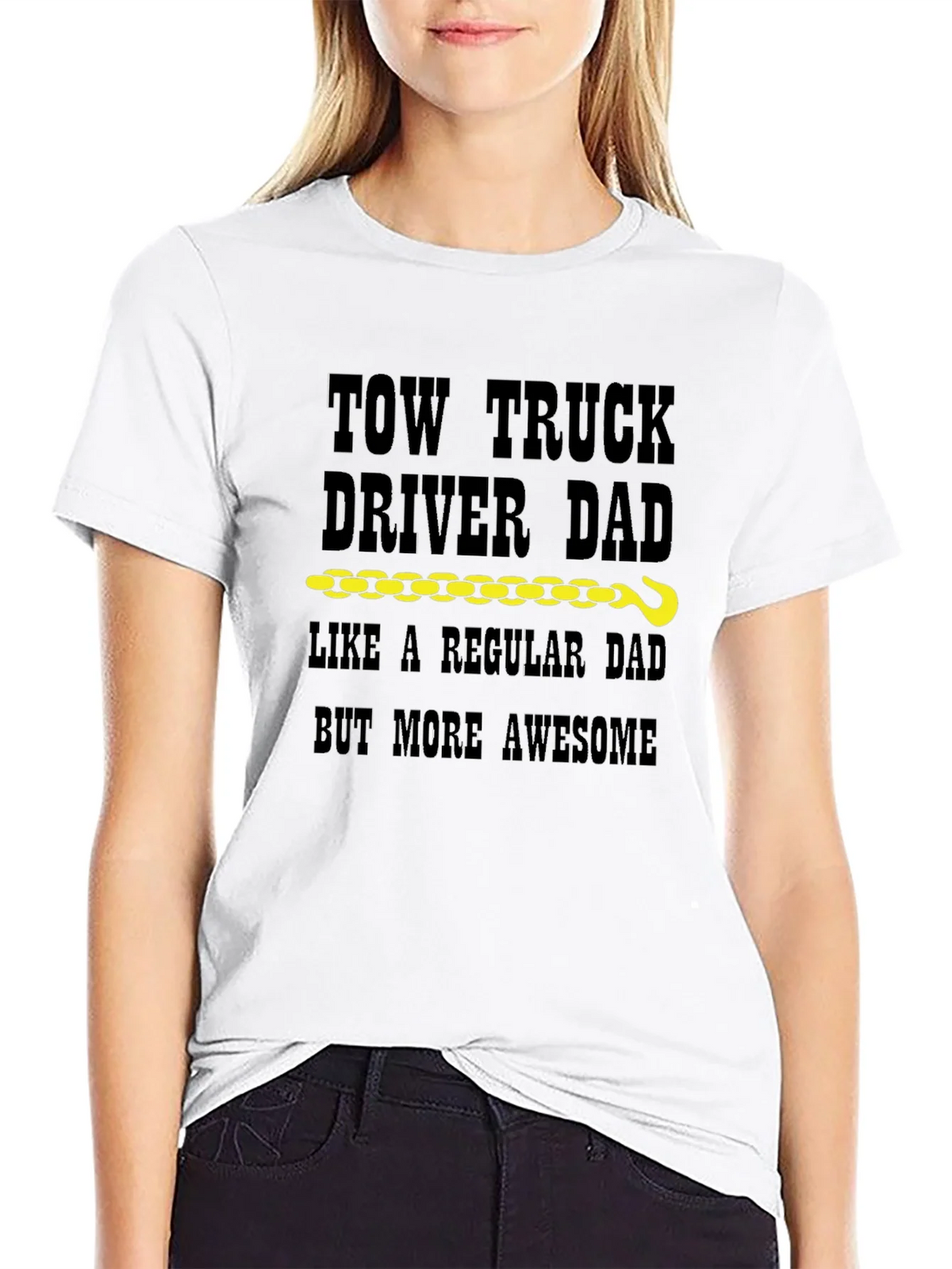 Tow Truck Driver Dad T-Shirt product image 11