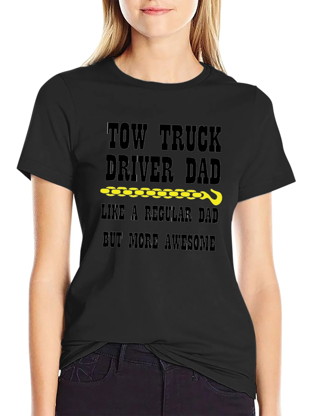 Tow Truck Driver Dad T-Shirt product image 5