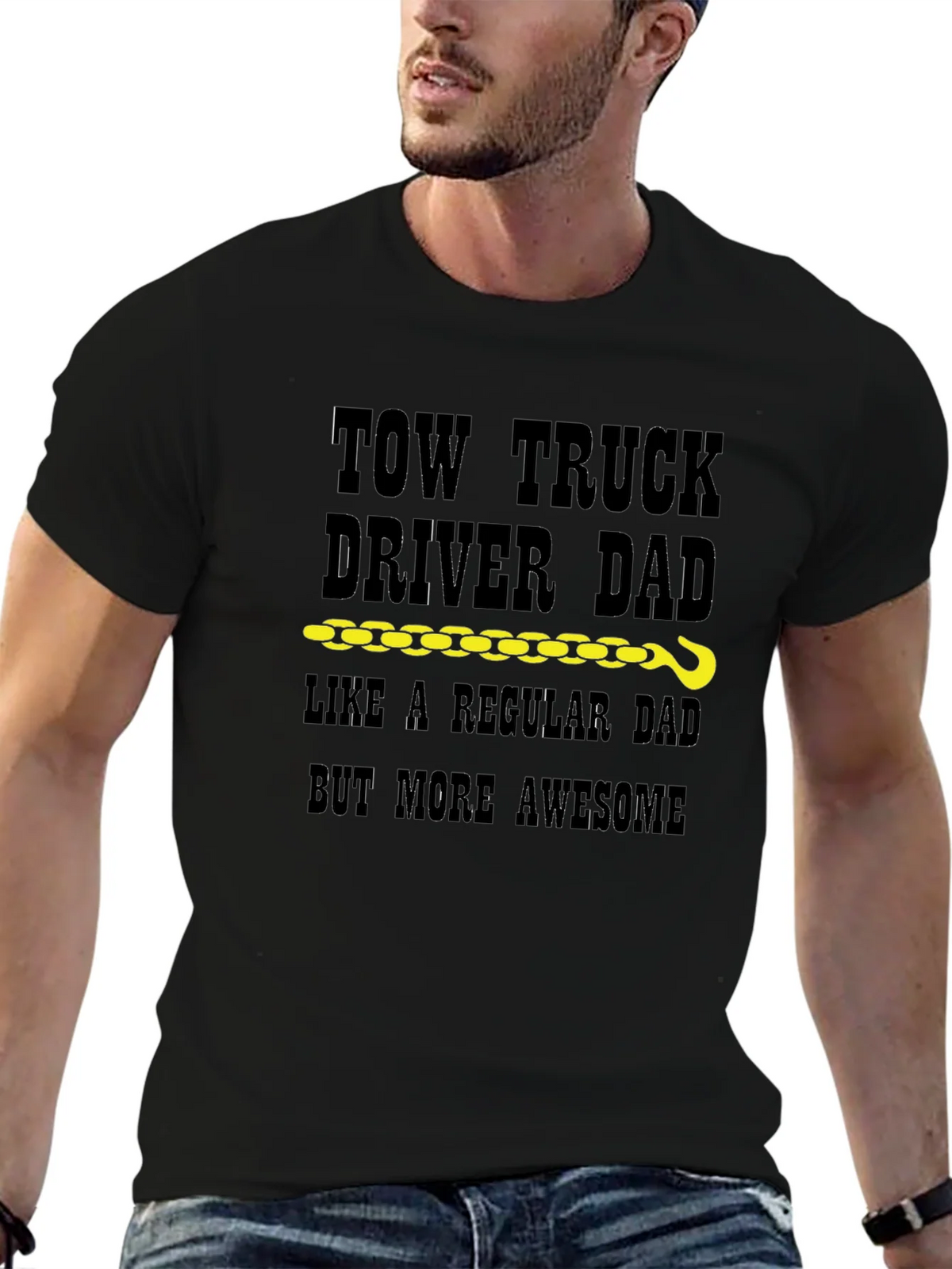 Tow Truck Driver Dad T-Shirt product image 9