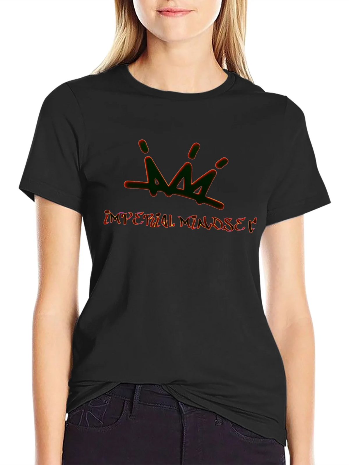 Imperial Mindset Black Graphic T-Shirt product image 2