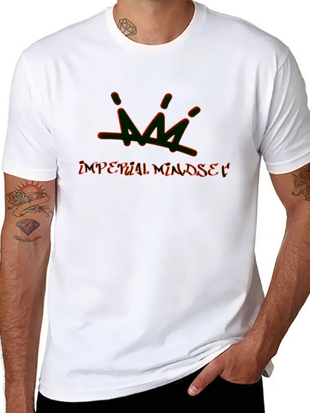 Imperial Mindset Black Graphic T-Shirt product image 7