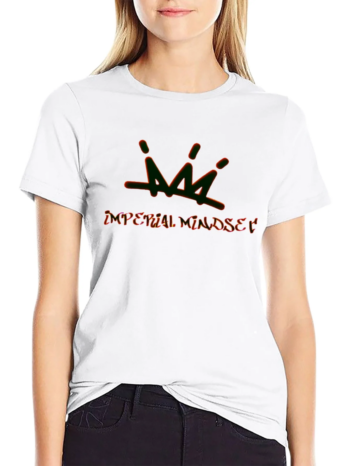 Imperial Mindset Black Graphic T-Shirt product image 8