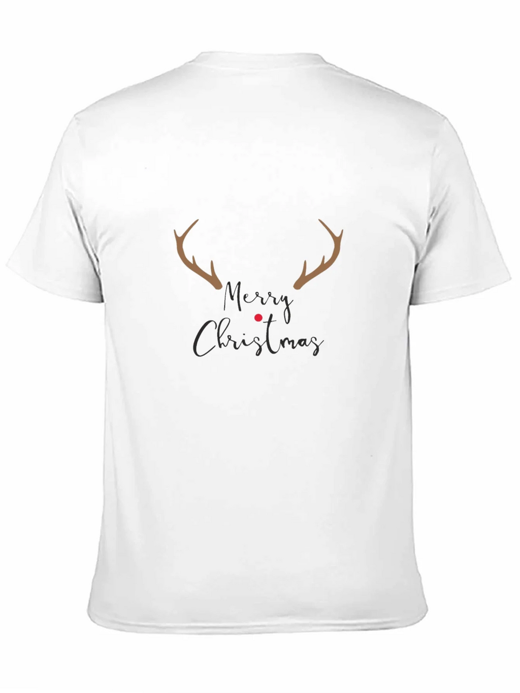 Merry Christmas Reindeer Antler T-Shirt product image 2