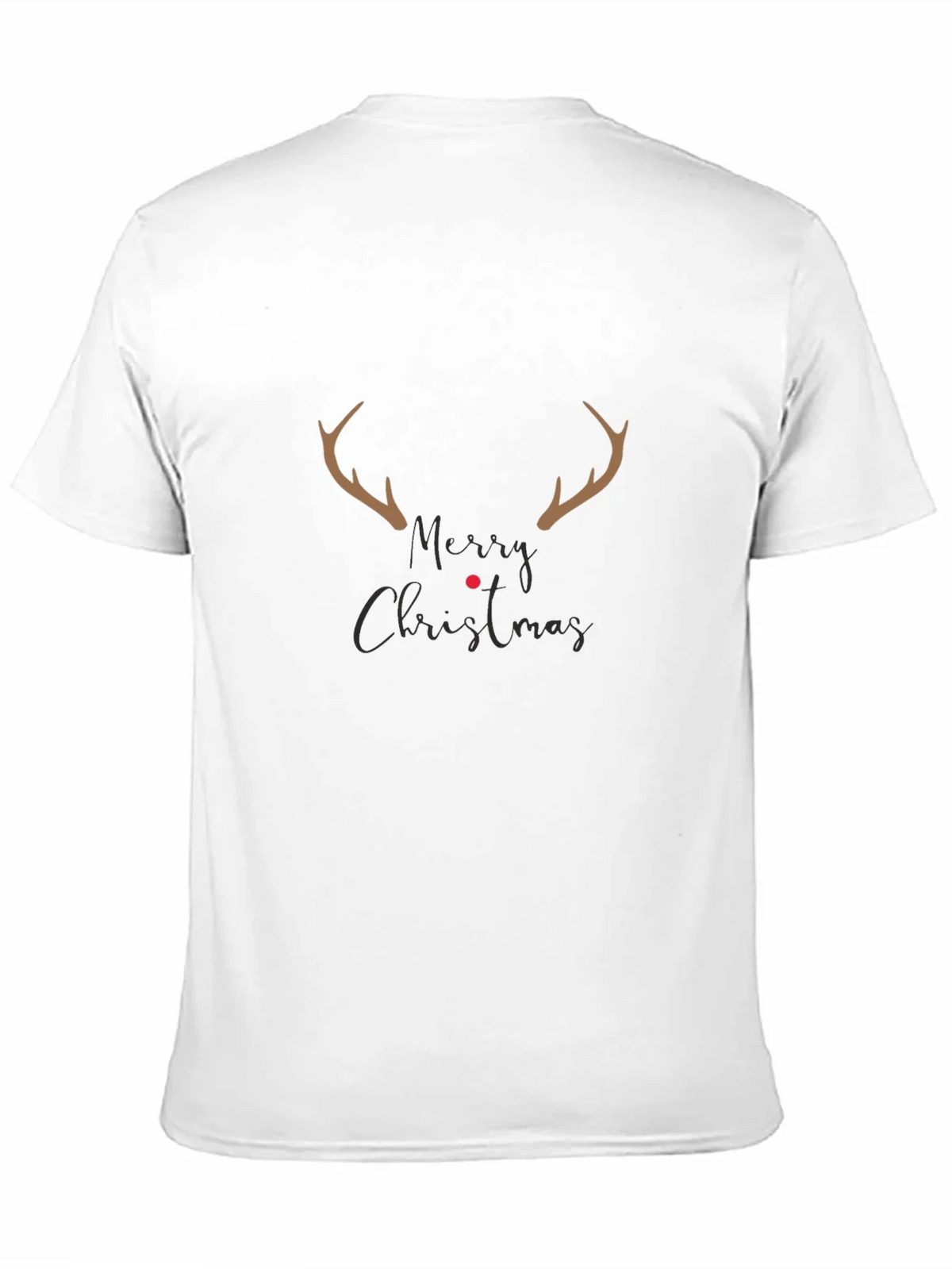 Merry Christmas Reindeer Antler T-Shirt product image 2