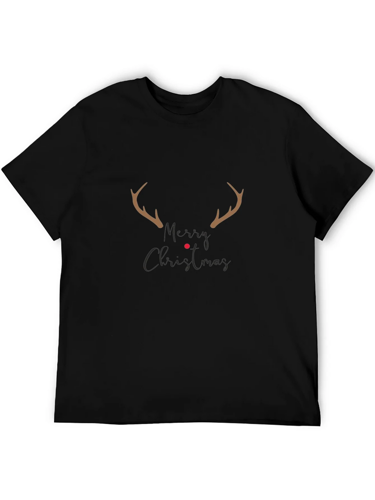 Merry Christmas Reindeer Antler T-Shirt product image 8