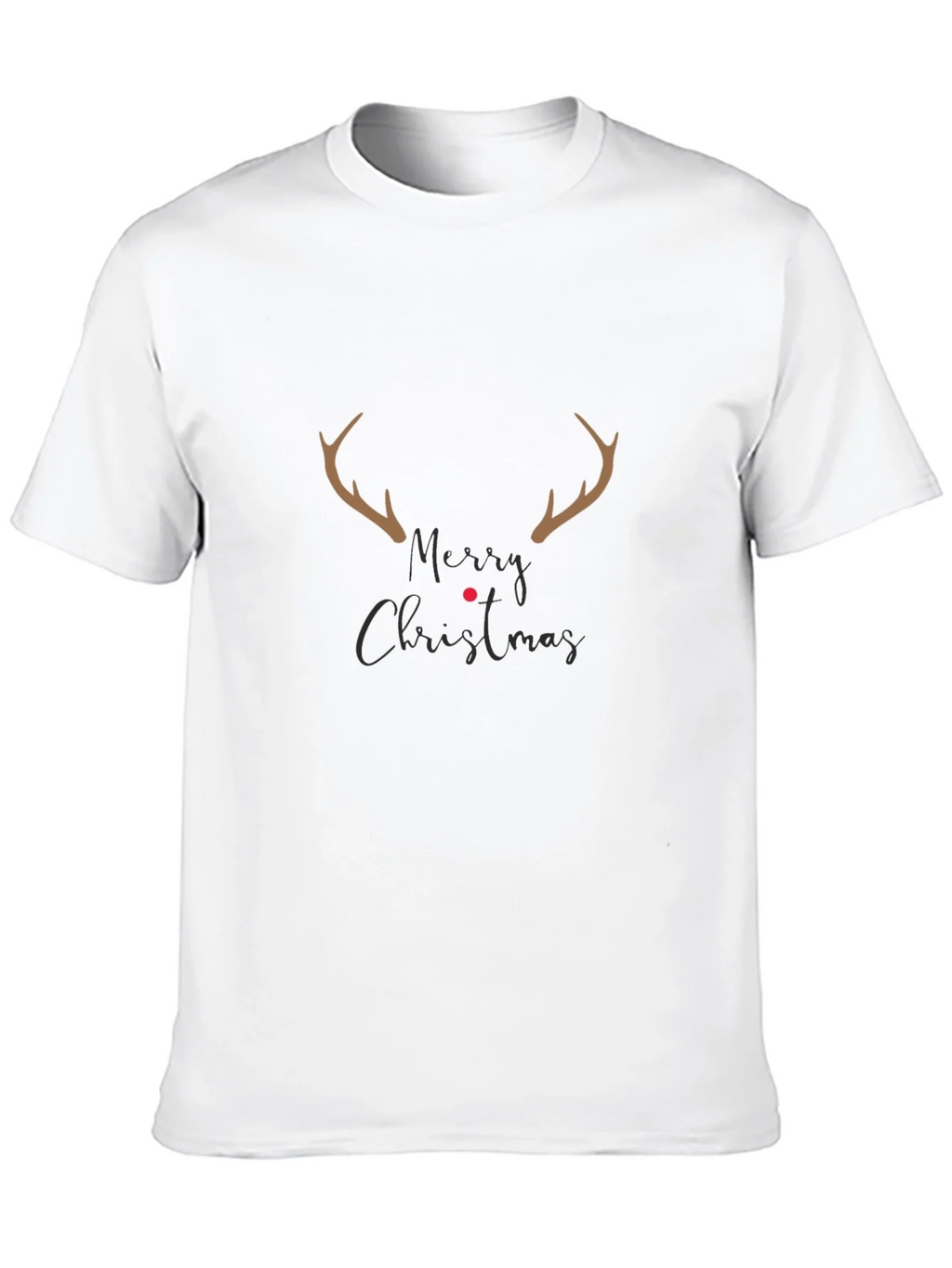 Merry Christmas Reindeer Antler T-Shirt product image 12
