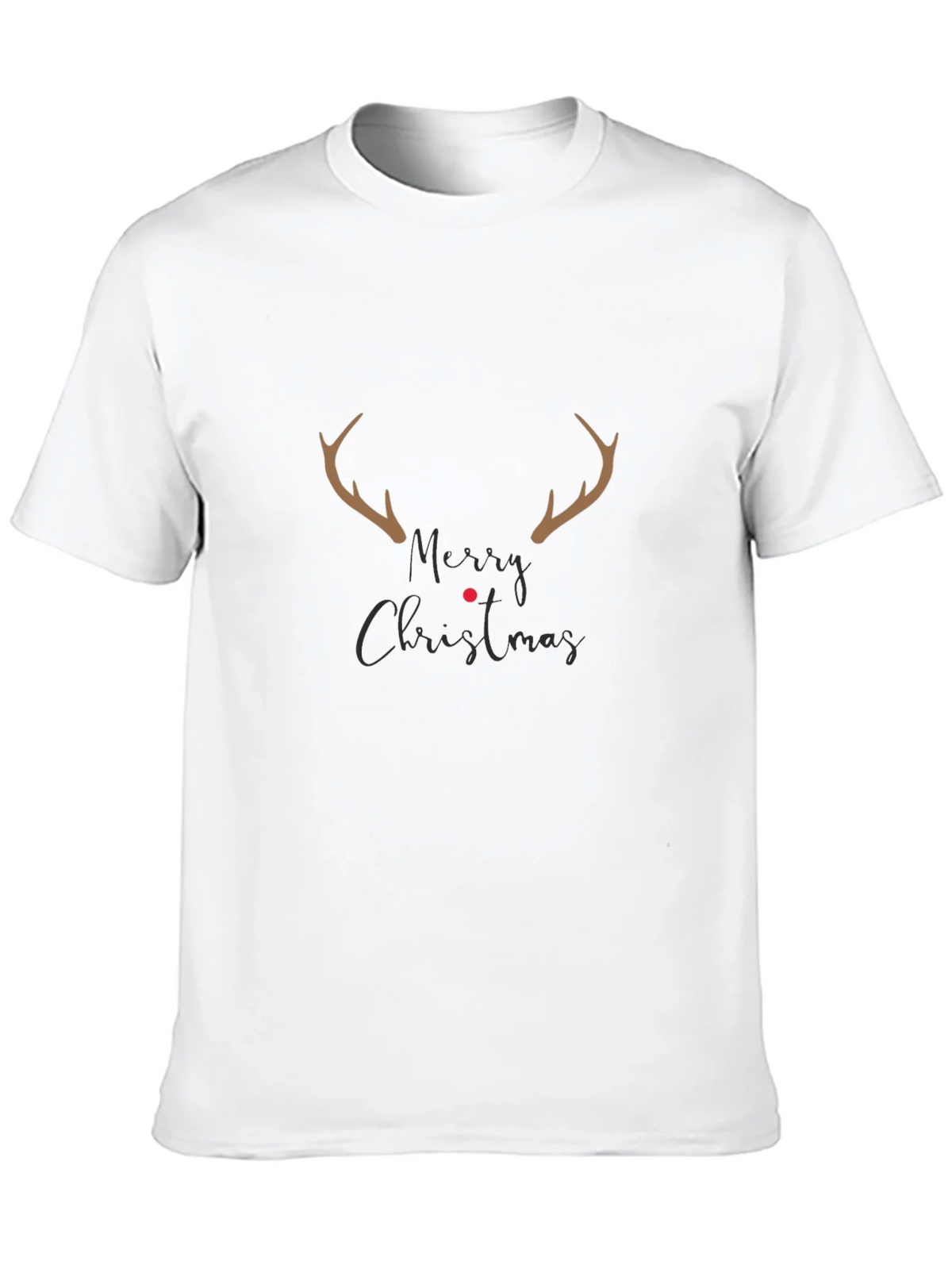 Merry Christmas Reindeer Antler T-Shirt product image 12