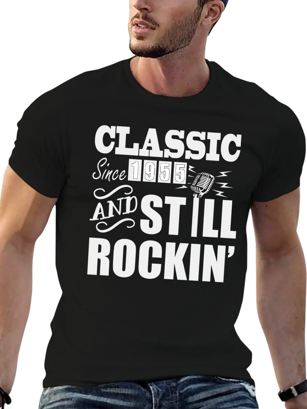 Classic Since 1955 Rockin Graphic T-Shirt product image 9