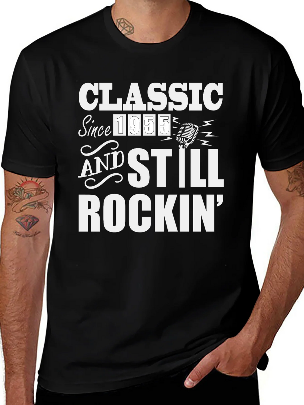 Classic Since 1955 Rockin Graphic T-Shirt product image 1