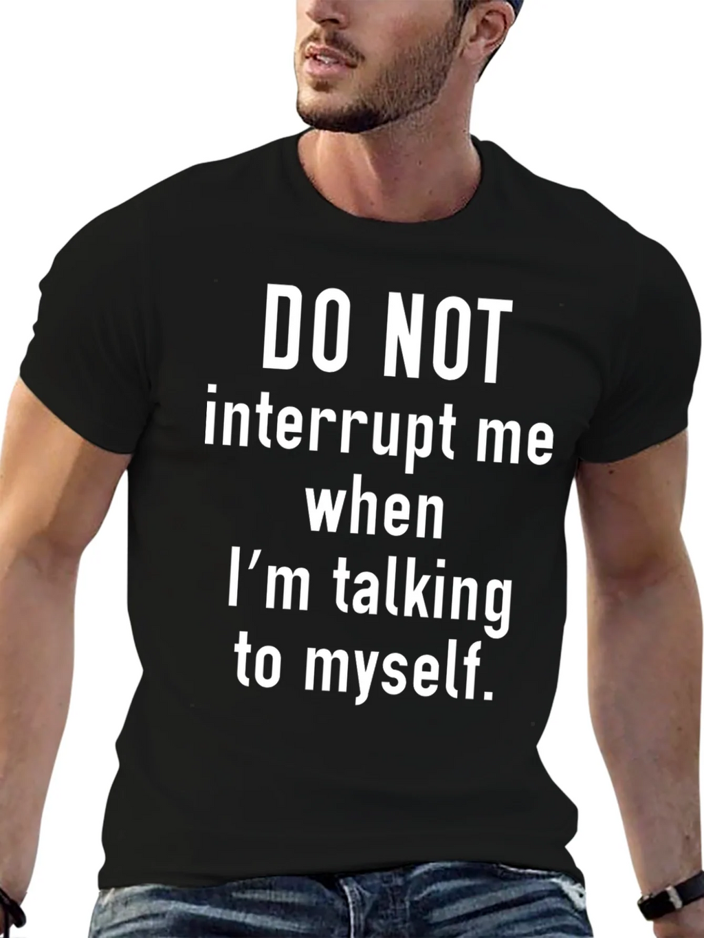 Funny Sarcastic Graphic T-Shirt - Do Not Interrupt product image 6