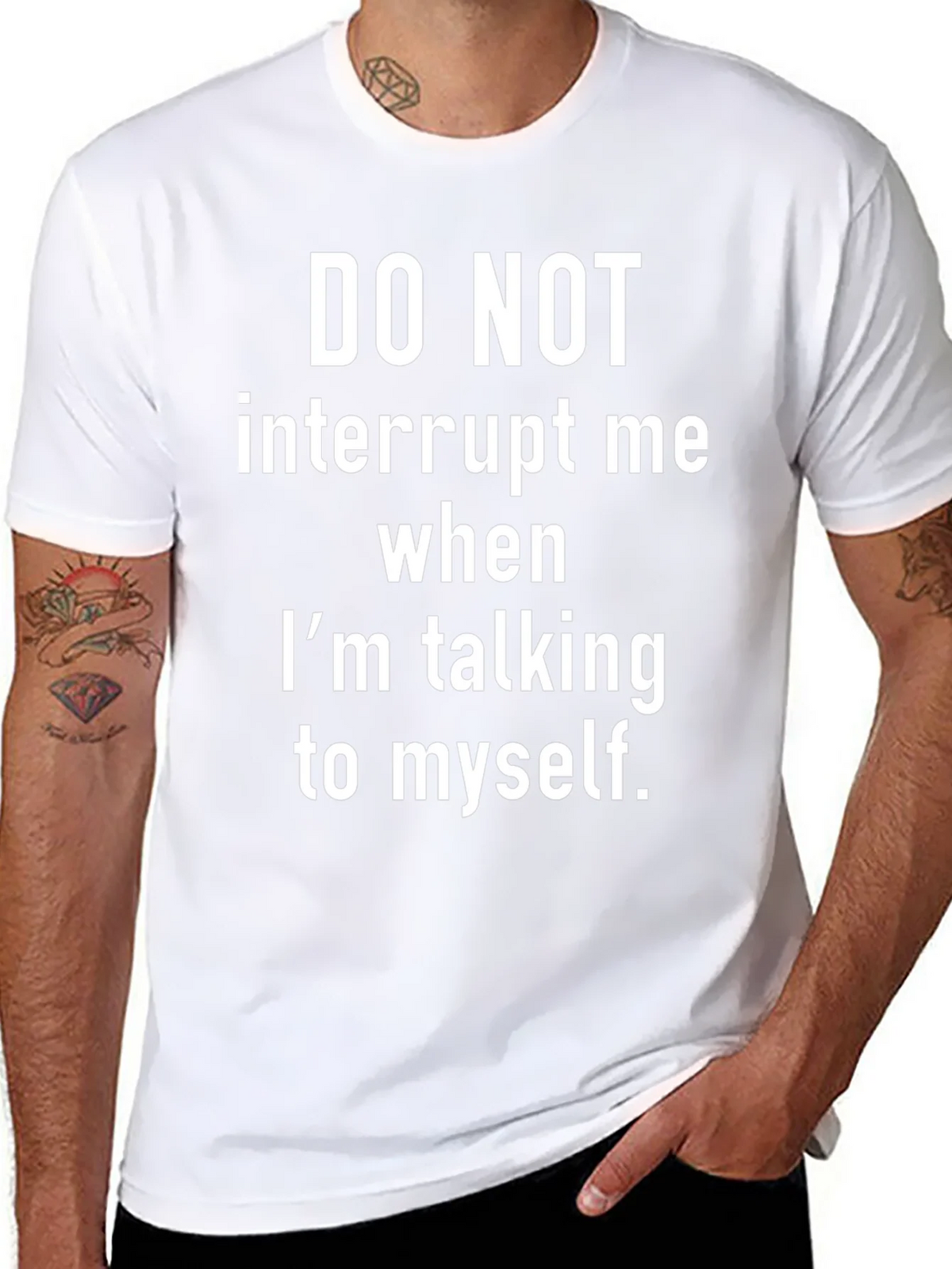 Funny Sarcastic Graphic T-Shirt - Do Not Interrupt product image 7