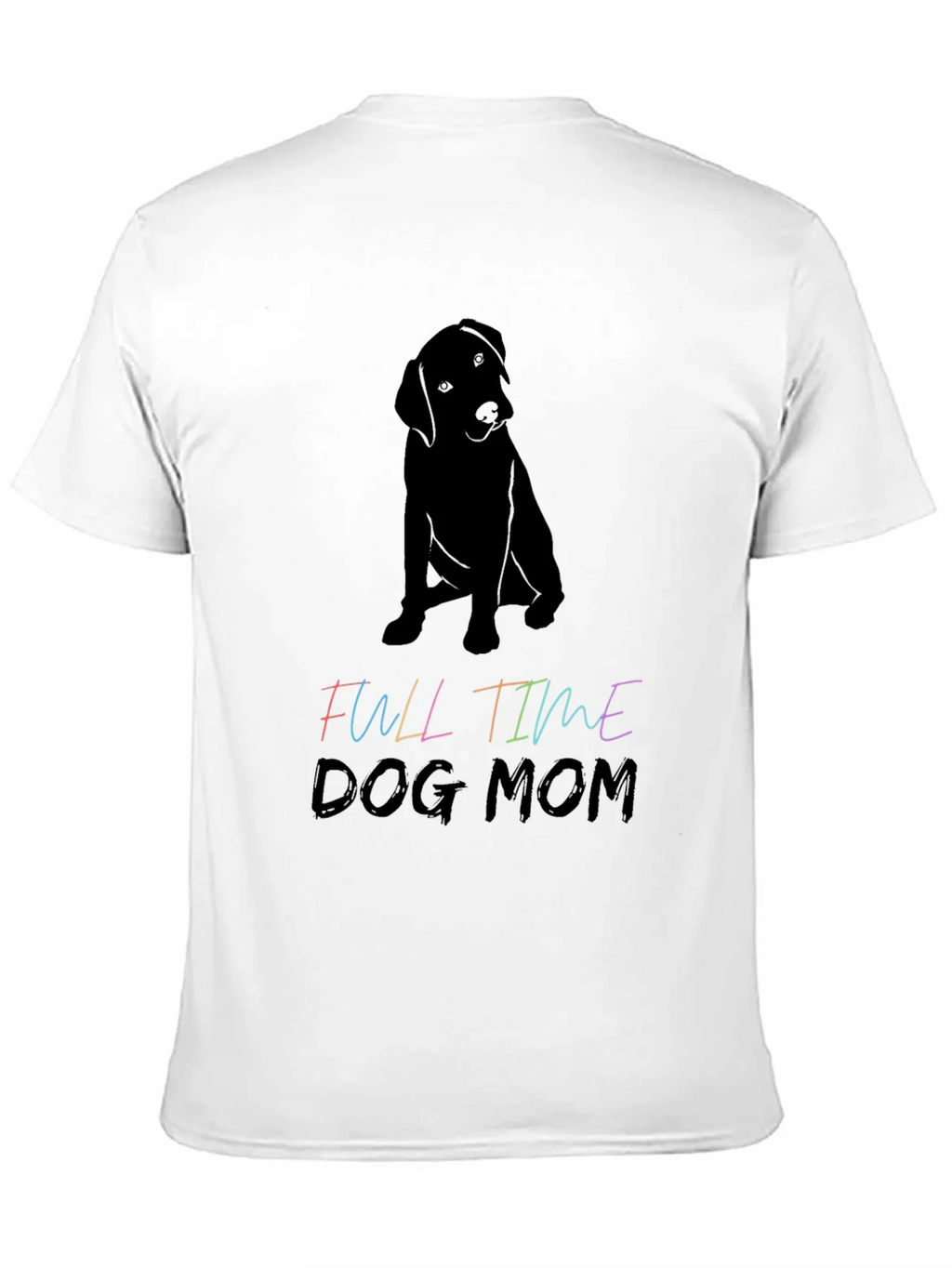 Full Time Dog Mom Graphic Tee - Black T-Shirt product image 10