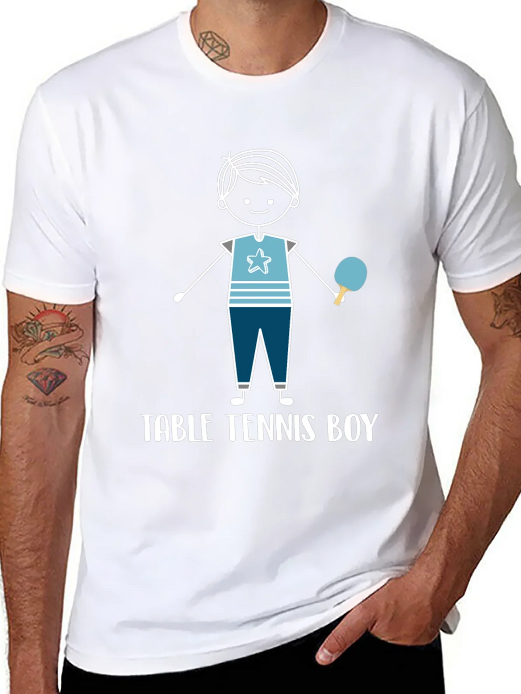 Table Tennis Boy Graphic T-Shirt product image 10