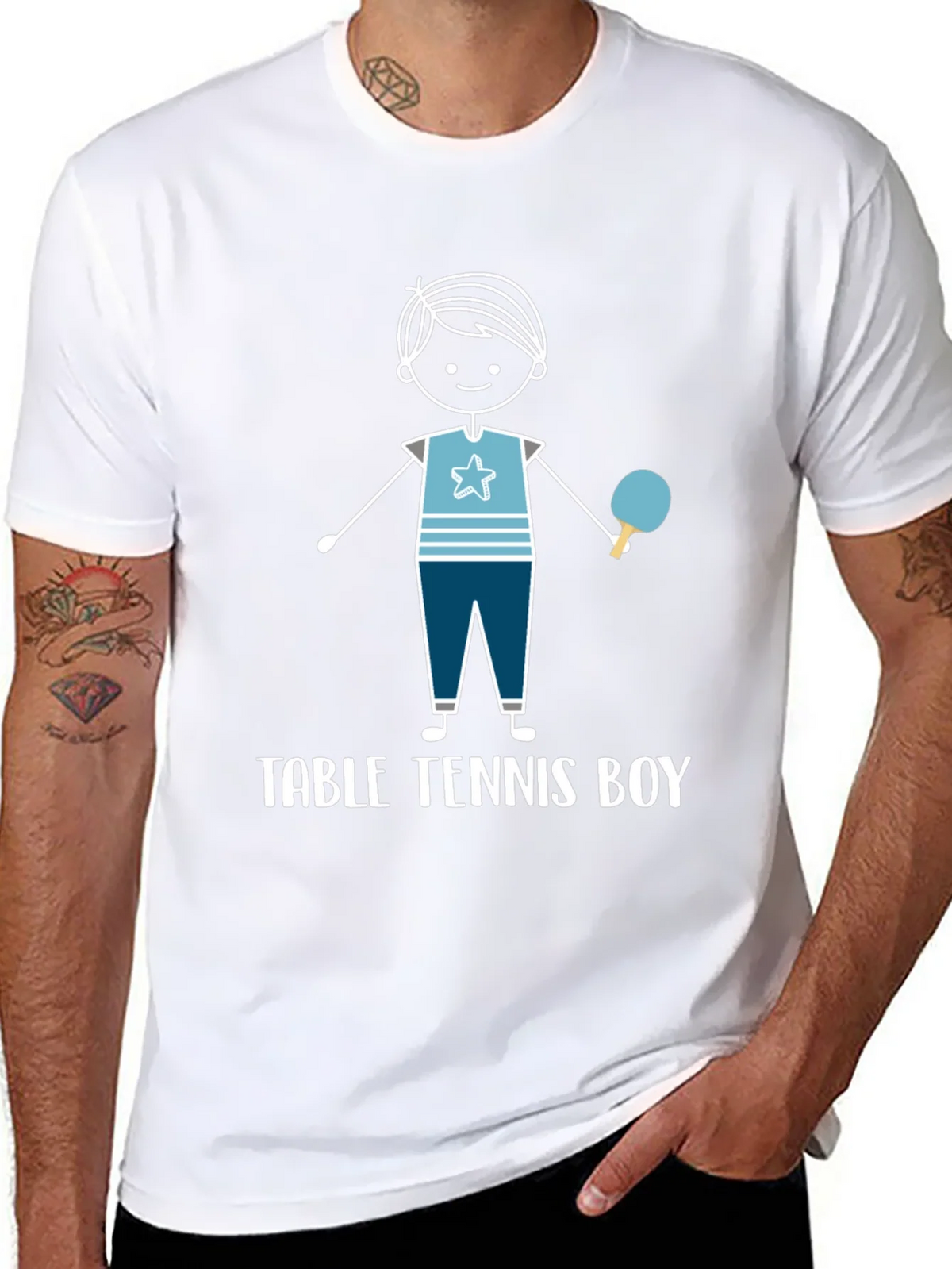 Table Tennis Boy Graphic T-Shirt product image 10