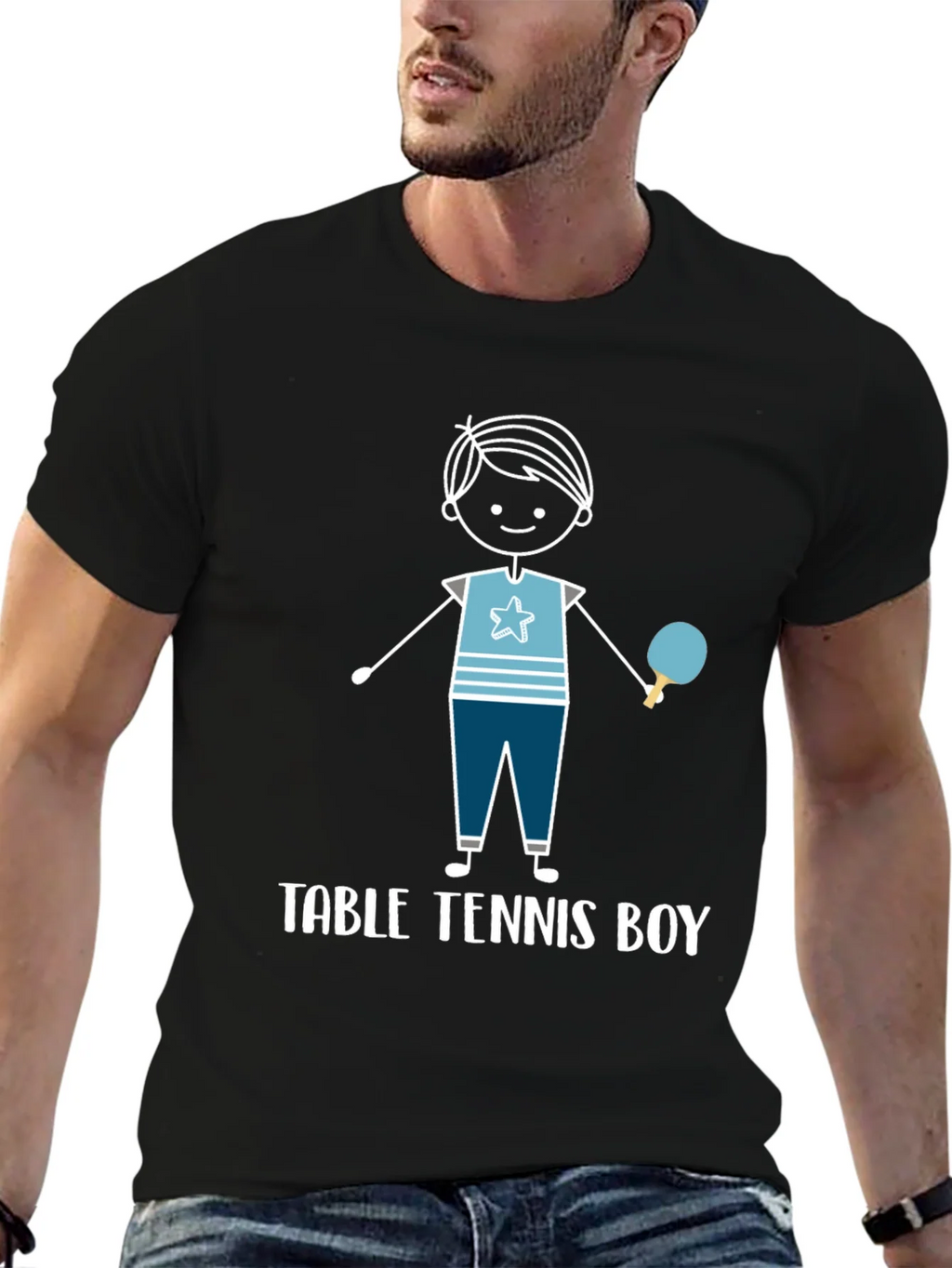 Table Tennis Boy Graphic T-Shirt product image 9