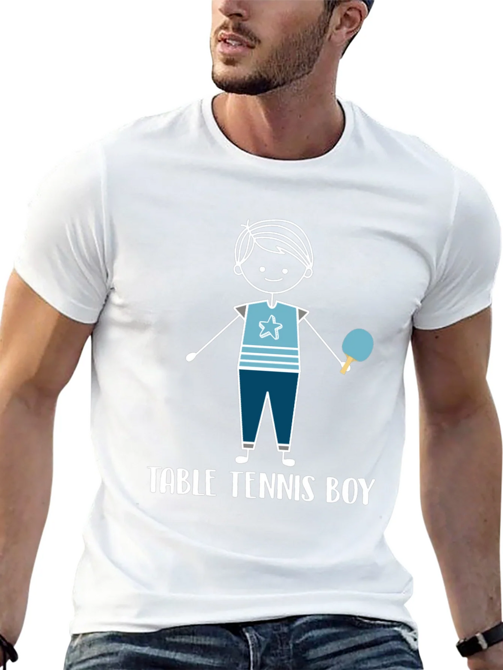 Table Tennis Boy Graphic T-Shirt product image 4