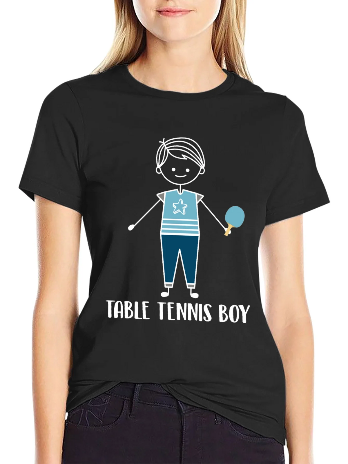 Table Tennis Boy Graphic T-Shirt product image 5