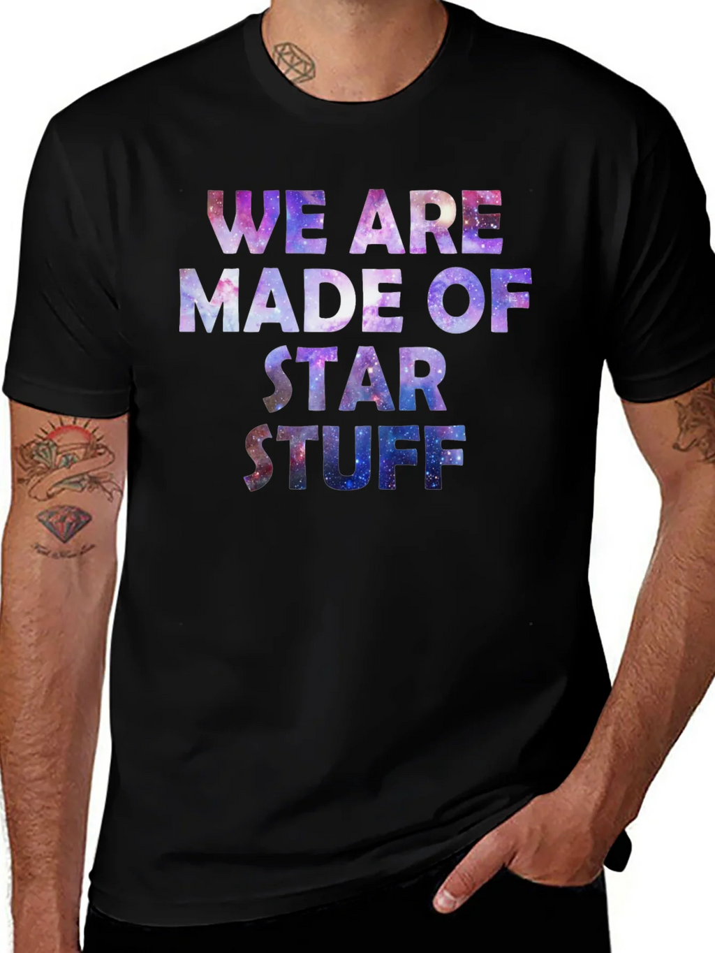 Galaxy Star Stuff T-Shirt - Black product image 1