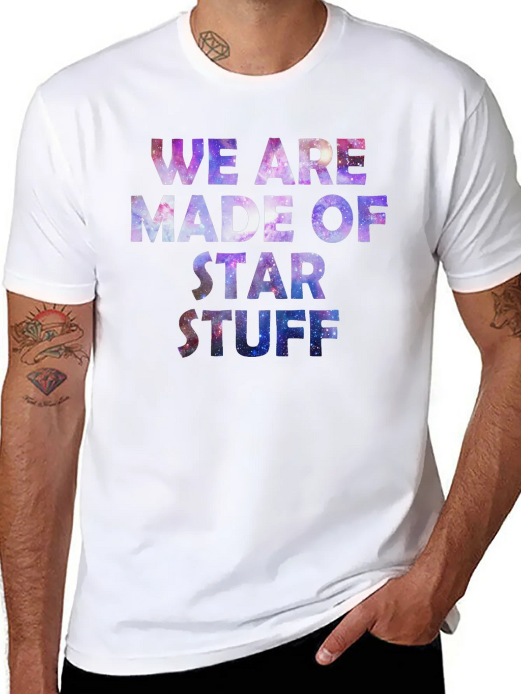 Galaxy Star Stuff T-Shirt - Black product image 10
